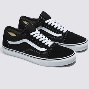 Vans | Old Skool Black White Sneakers (9.5M/11W)